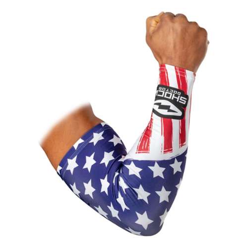 Stars Stripes American Flag USA Compression Arm Sleeve for