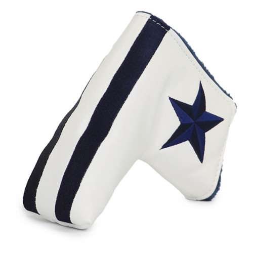 EP Headcovers White and Blue Star Blade Putter Cover