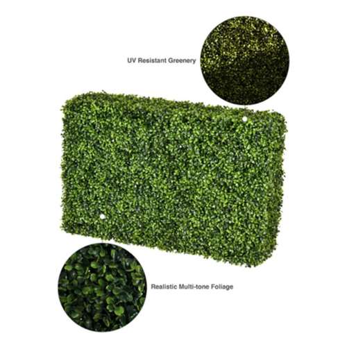 Vickerman Company 24" x 36" Artificial Green Boxwood Hedge