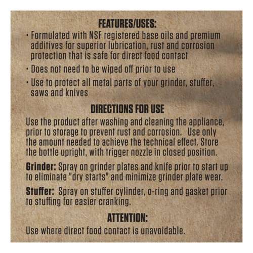 LEM Meat Processing Equipment Lubricant Spray