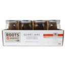 Roots & Harvest Quart Canning Jars Wide Mouth 12 Pack