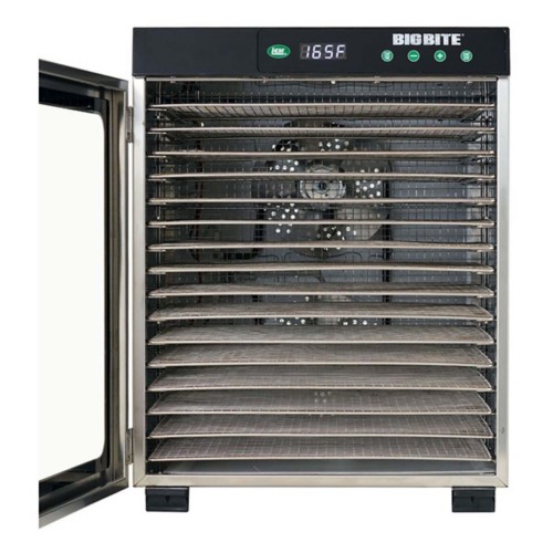 LEM BigBite 16-Tray Stainless Steel Dehydrator