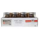 Roots & Harvest Pint Canning Jars Regular Mouth 12 Pack