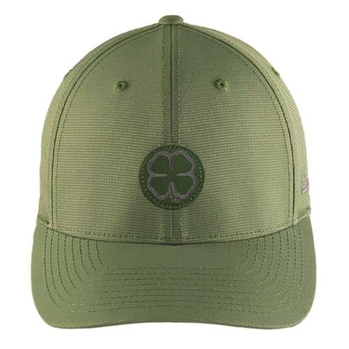 Adult Black Clover Sharp Luck 6 Golf Flexfit Hat