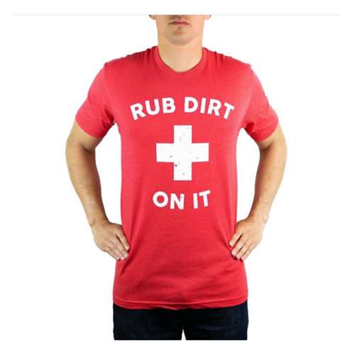 Men's Baseballism "Rub Dirt on It" Baseball T-Shirt