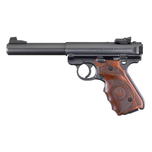 Ruger Mark IV Target 22LR Pistol with Wood Grips