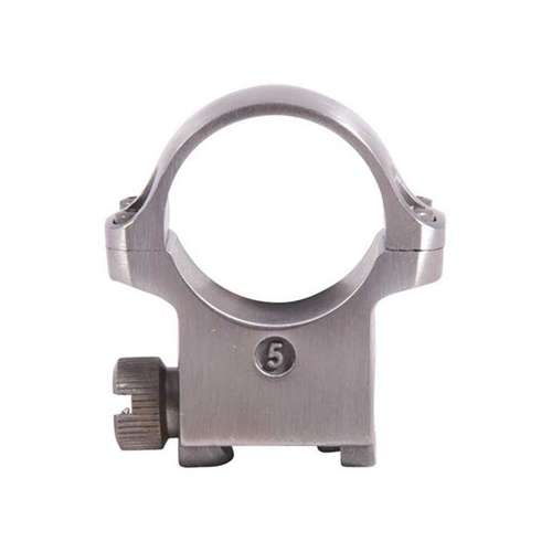 Ruger 5K High Scope Ring 1"  Stainless