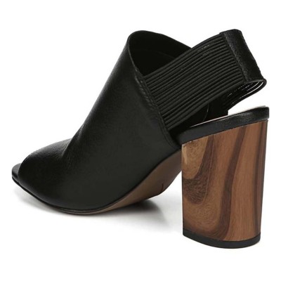 franco sarto open toe booties