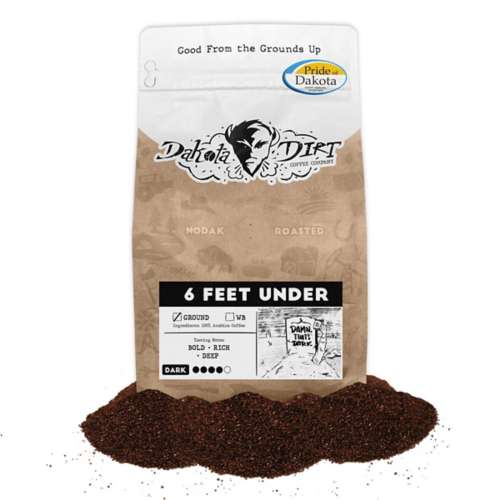 Dakota Dirt Coffee 6 Feet Under Dark Roast Coffee