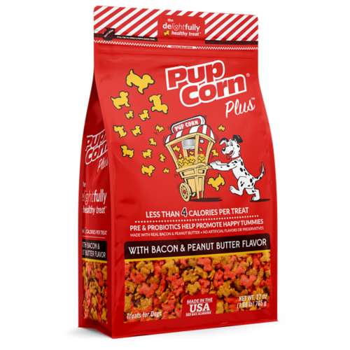 Pupcorn Plus Bacon & Peanut Butter Flavor