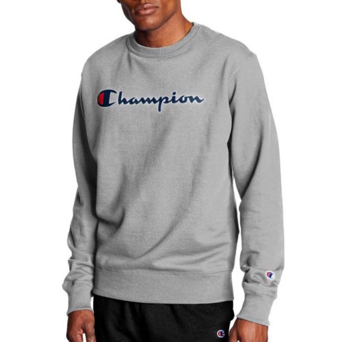 Men s Champion Powerblend Graphic Crewneck Sweatshirt