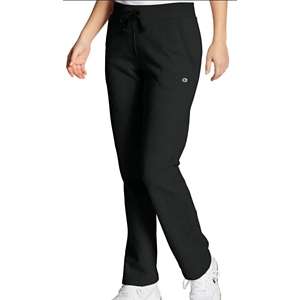 Powerblend Fleece Pants, Womens Soft Sweatpants, Womens Fleece Sweatpants,  31 X-Small Black