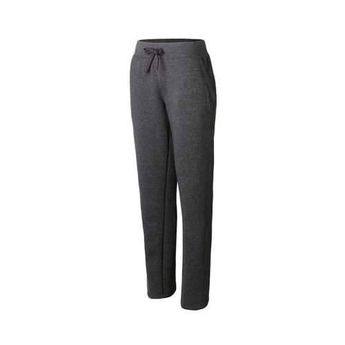 Champion women's open bottom on sale sweatpants