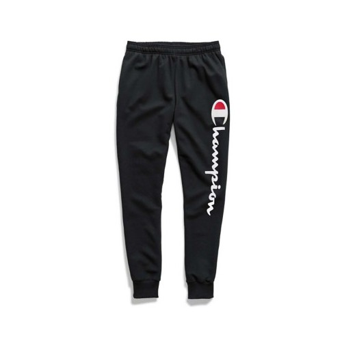 Champion men's powerblend leg script joggers store