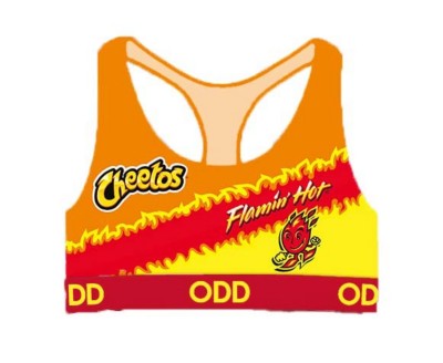 Women's ODD SOX Hot Cheetos Sports Bra