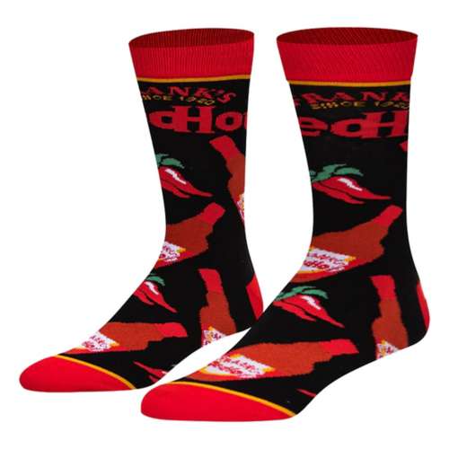 Men's ODD SOX Frank's Hot Peppers Crew Socks