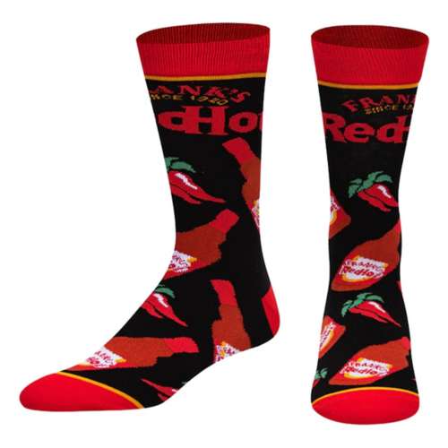 Men's ODD SOX Frank's Hot Peppers Crew Socks