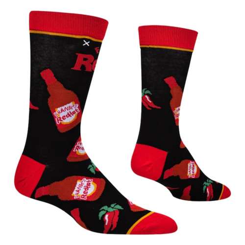 Men's ODD SOX Frank's Hot Peppers Crew Socks