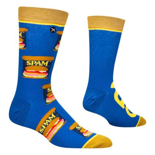 Men's ODD SOX Spam Split Crew Socks