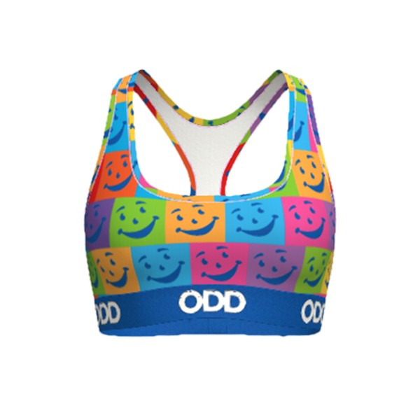 Women's ODD SOX Kool Aid Sports Bra XLarge Blue