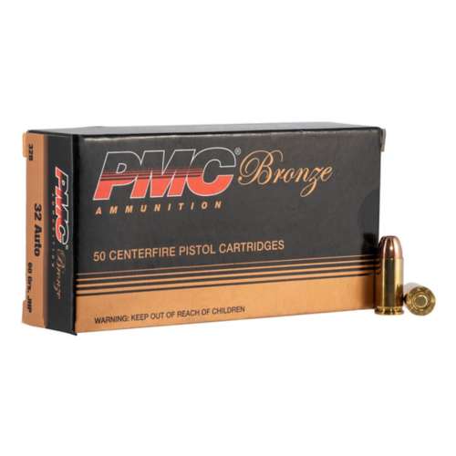 PMC Bronze JHP Pistol Ammunition Round Box