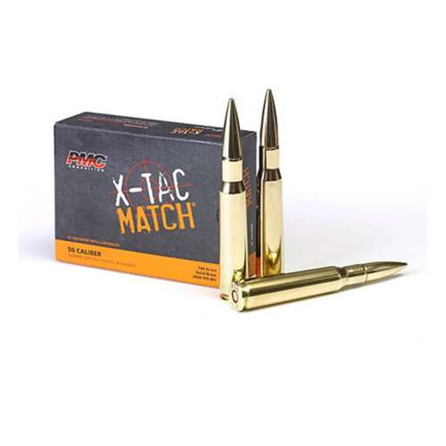 PMC X-TAC Match 50 Caliber Rifle Ammunition 10 Round Box