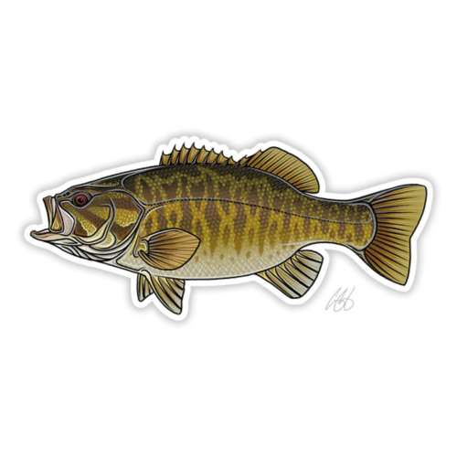Casey Underwood Smallmouth Bass Decal