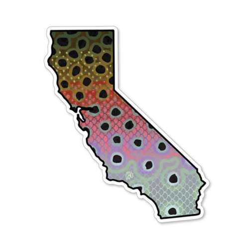 Casey Underwood Artwork California Rainbow Trout Decal Decal