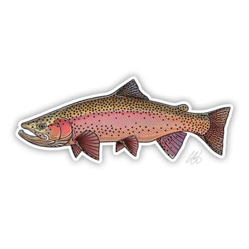 Casey Underwood Spring Rainbow Trout Decal