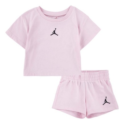 Toddler Girls' Jordan Essential T-Shirt and der Set