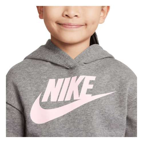 Kids\' Nike Sportswear Low Club Hoodie High Fleece