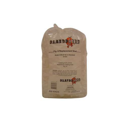 Claybuster Wads Remington White 8 12 Ga Replacement Wads