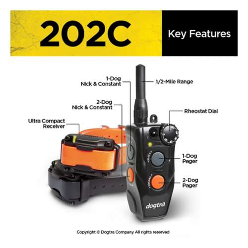 Dogtra 202C Two-Dog Remote Trainer