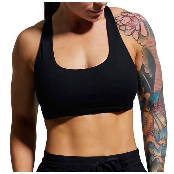 Women's Born Primitive Vitality Sports Bra Medium Black