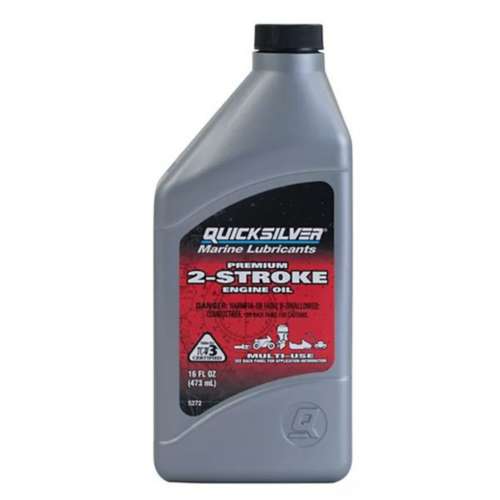 Quicksilver Premium 2 Stroke Engine Oil 16 fluid oz