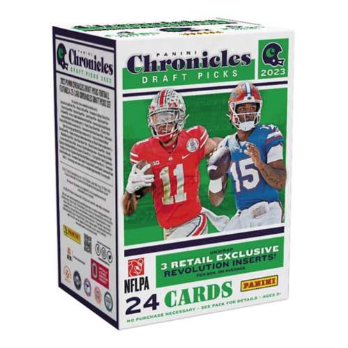 Panini 2023 Chronicles Football Draft Picks Trading Card Blaster Box