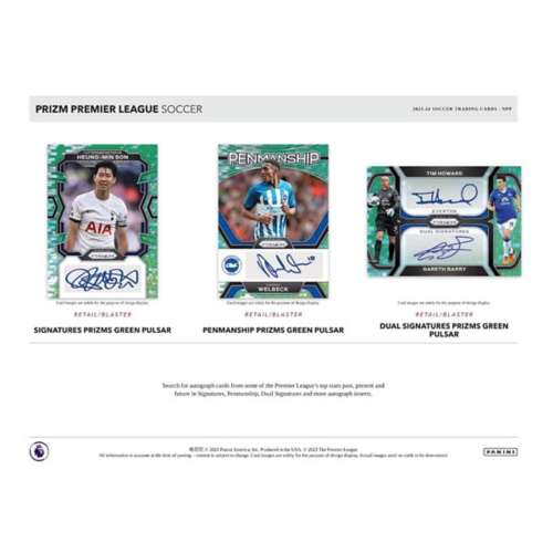 20232024 Panini Prizm Premier League EPL Soccer Trading Cards Blaster Box