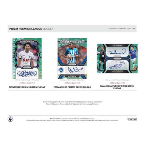 2023-2024 Panini Prizm Premier League EPL Soccer Trading Cards Blaster Box