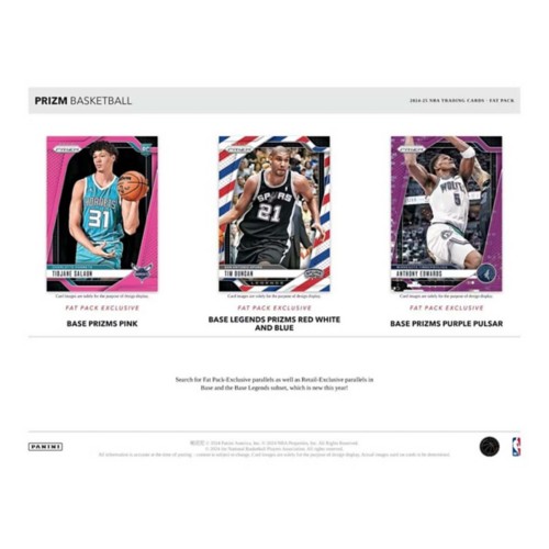 2024-25 Panini PRIZM NBA Basketball Fat Pack Value 12-Pack Box