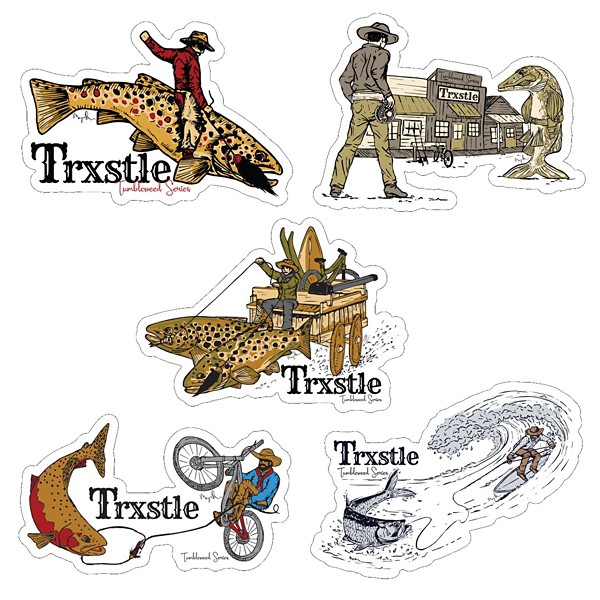 TRXSTLE Tumbleweed Sticker Pack