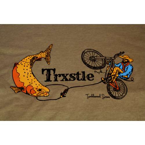 Men's TRXSTLE Pedal Cowboy Fly Fishing T-Shirt