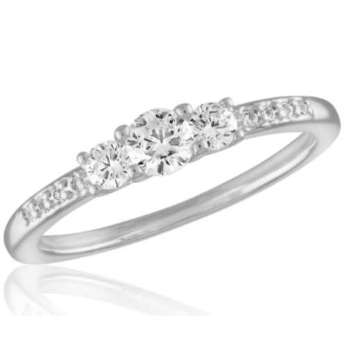 Women's Layers Stack CZ Ring