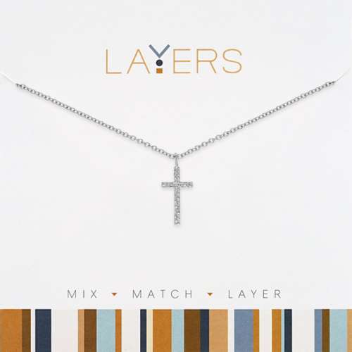 Women's Layers Cross Necklace