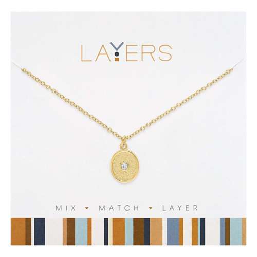 Layers Oval CZ Necklace