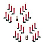 Melrose International 6.5" LED Clip on Taper Candle with Remote (Set of 24) - Thumbnail 1 of 4