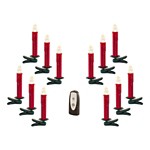 Melrose International 6.5" LED Clip on Taper Candle with Remote (Set of 24) - Thumbnail 3 of 4