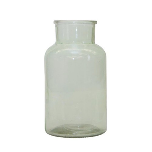 Melrose International Blue Glass Vase (Set of 2)