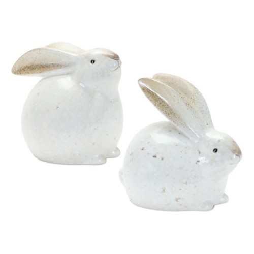 Melrose International Assorted Terra Cotta Bunny Figurine - Primary Image