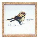 Melrose International Wood Framed Bird Art Print (Set of 4) - Thumbnail 4 of 5