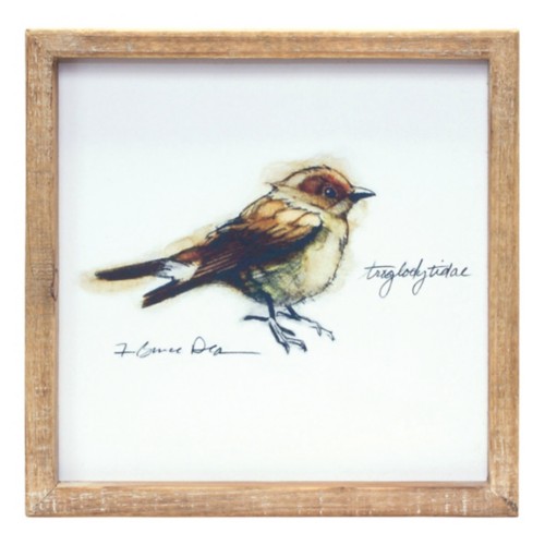 Melrose International Wood Framed Bird Art Print (Set of 4) - Primary Image
